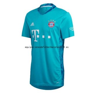 Nuevo Camiseta Portero Bayern Múnich 20/21 Azul Baratas