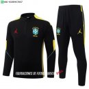 Nuevo Conjunto Completo Sudadera Entrenamiento Brasil 2026 Negro Amarillo Baratas Nuevo Conjunto Completo Sudadera Entrenamiento Brasil 2026 Negro Amarillo Baratas