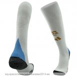 Nuevo 1ª Calcetines Argentina 2024 Blanco Baratas Nuevo 1ª Calcetines Argentina 2024 Blanco Baratas