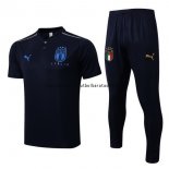 Nuevo Conjunto Completo Polo Italia 2022 Azul Marino Baratas