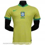 Nuevo 1ª Jugadores Camiseta Brasil 2024 Amarillo Verde Baratas Nuevo 1ª Jugadores Camiseta Brasil 2024 Amarillo Verde Baratas