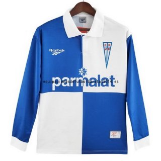 Nuevo 3ª Manga Larga Universidad Católica Retro 1998 Azul Blanco Baratas