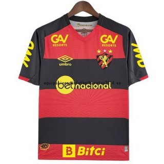 Nuevo Tailandia 1ª Camiseta Recife 2022 2023 Rojo Negro Baratas