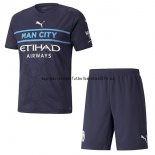 Nuevo Camisetas Manchester City 3ª Liga Niños 21/22 Baratas