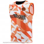 Nuevo Entrenamiento Sin Mangas Inter Milan 23/24 Naranja Blanco Baratas Nuevo Entrenamiento Sin Mangas Inter Milan 23/24 Naranja Blanco Baratas