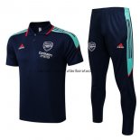 Nuevo Conjunto Completo Polo Arsenal 22/23 Azul Marino Verde Baratas