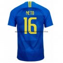 Nuevo Camisetas Brasil 2ª Equipación 2018 Neto Baratas