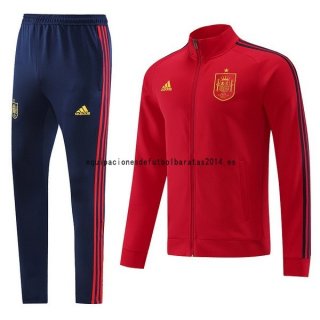 Nuevo Conjunto Completo Ropa Deportiva Con Cremallera Larga España 2022 Rojo Azul Baratas