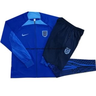 Nuevo Conjunto Completo Chaqueta Con Cremallera Larga Inglaterra 2022 Azul Baratas