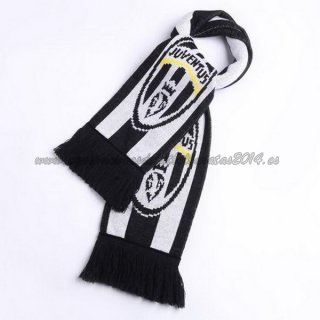 Bufanda Futbol Juventus Tejidas Negro