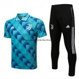 Nuevo Conjunto Completo Polo Juventus 22/23 Azul Verde Baratas