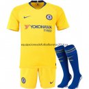 Nuevo Camisetas (Pantalones+Calcetines) Chelsea 2ª Liga 18/19 Baratas