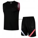 Nuevo Entrenamiento Sin Mangas Conjunto Completo Corea 22/23 Negro Baratas