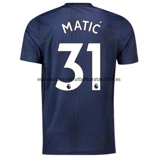 Nuevo Camisetas Manchester United 3ª Liga 18/19 Matic Baratas
