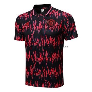 Nuevo Polo Manchester United 22/23 Rojo Marino Baratas
