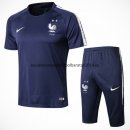 Nuevo Camisetas Francia Conjunto Completo Entrenamiento 2018 Azul Marino Baratas
