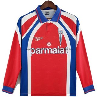 Nuevo 2ª Manga Larga Universidad Católica Retro 1998 Rojo Baratas