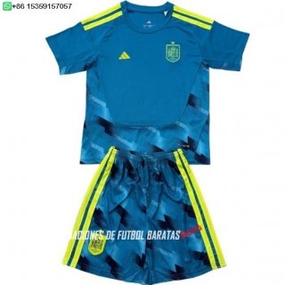 Nuevo Portero Conjunto De Hombre España 2026 Azul Baratas