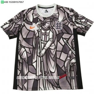 Nuevo Tailandia Especial Camiseta Inglaterra 2026 Gris I Blanco Baratas