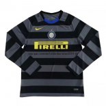 Nuevo Camisetas Manga Larga Inter Milán 3ª Liga 20/21 Baratas