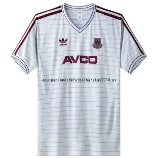 Nuevo 2ª Camiseta West Ham United Retro 1986 Blanco Baratas