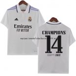 Nuevo Tailandia NO.14 Champions 1ª Camiseta Real Madrid 22/23 Blanco Baratas
