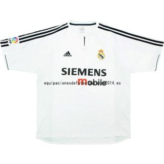 Nuevo 1ª Camiseta Real Madrid Retro 2003 2004 Blanco Baratas