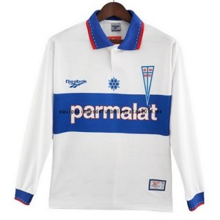 Nuevo 1ª Manga Larga Universidad Católica Retro 1998 Blanco Baratas