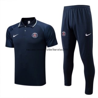 Nuevo Conjunto Completo Polo Paris Saint Germain 22/23 Azul Marino Baratas