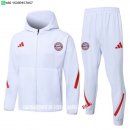 Nuevo Conjunto Completo Chaqueta Con Capucha Bayern Múnich 25/26 Blanco Rojo Baratas Nuevo Conjunto Completo Chaqueta Con Capucha Bayern Múnich 25/26 Blanco Rojo Baratas