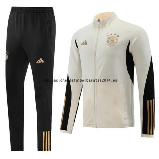 Nuevo Conjunto Completo Ropa Deportiva Con Cremallera Larga Alemania 2022 Blanco I Negro Baratas