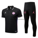 Nuevo Conjunto Completo Polo Paris Saint Germain 2022 2023 Negro Purpura Baratas