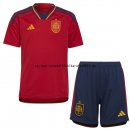 Nuevo 1ª Conjunto De Niños España 2022 Rojo Baratas