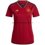 Nuevo 1ª Camiseta Mujer España 2022 Rojo Baratas