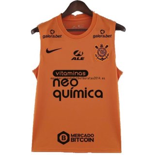 Nuevo Entrenamiento Sin Mangas Corinthians Paulista 22/23 Naranja Baratas