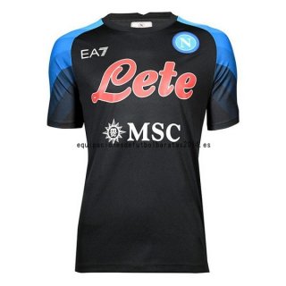 Nuevo Entrenamiento Napoli 22/23 Negro Azul Baratas