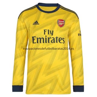 Nuevo Camisetas Manga Larga Arsenal 2ª Liga 19/20 Baratas