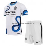 Nuevo Camisetas Inter Milán 2ª Liga Niños 21/22 Baratas