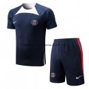 Nuevo Entrenamiento Conjunto Completo Paris Saint Germain 22/23 Azul Blanco Baratas