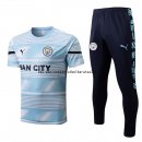 Nuevo Entrenamiento Conjunto Completo Manchester City 22/23 Azul Baratas