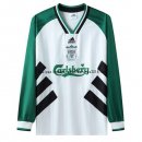 Nuevo 2ª Manga Larga Liverpool Retro 1993 1995 Blanco Baratas