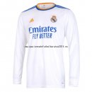 Nuevo Camiseta Manga Larga Real Madrid 1ª Liga 21/22 Baratas