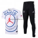 Nuevo Camiseta Entrenamiento Conjunto Completo Paris Saint Germain 20/21 Blanco