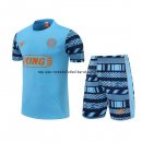 Nuevo Entrenamiento Conjunto Completo Manchester City 22/23 Azul Naranja Baratas