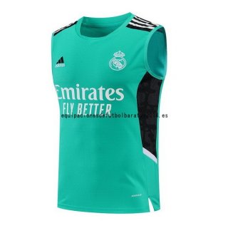 Nuevo Entrenamiento Sin Mangas Real Madrid 22/23 Verde Negro Baratas