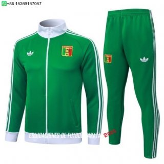 Nuevo Conjunto Completo Ropa Deportiva Con Cremallera Larga Senegal 2026 Verde Baratas