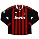 Nuevo Camisetas Manga Larga AC Milan 1ª Liga Retro 2009/2010 Baratas