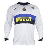 Nuevo Camiseta 2ª Liga Manga Larga Inter Milán Retro 2005/2006 Baratas