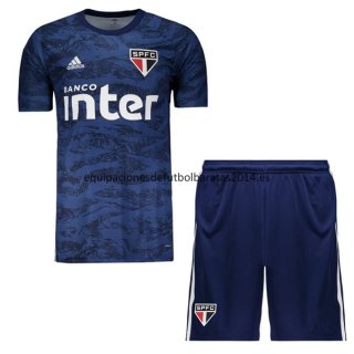 Nuevo Camisetas Portero Ninos Sao Paulo Azul 19/20 Baratas