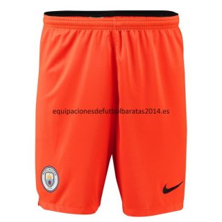 Nuevo Camisetas Manchester City Naranja Pantalones Portero 18/19 Baratas